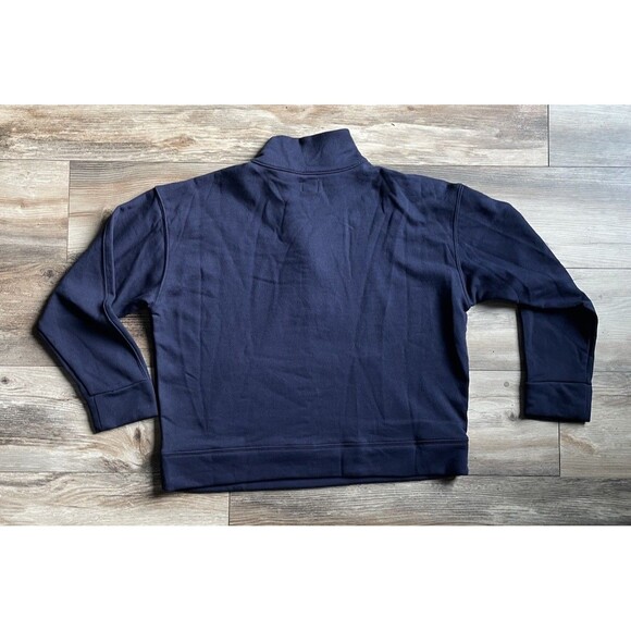 NWOT Women’s A New Day Half Zip Sweatshirt Navy Blue Size Medium - Picture 2 of 6